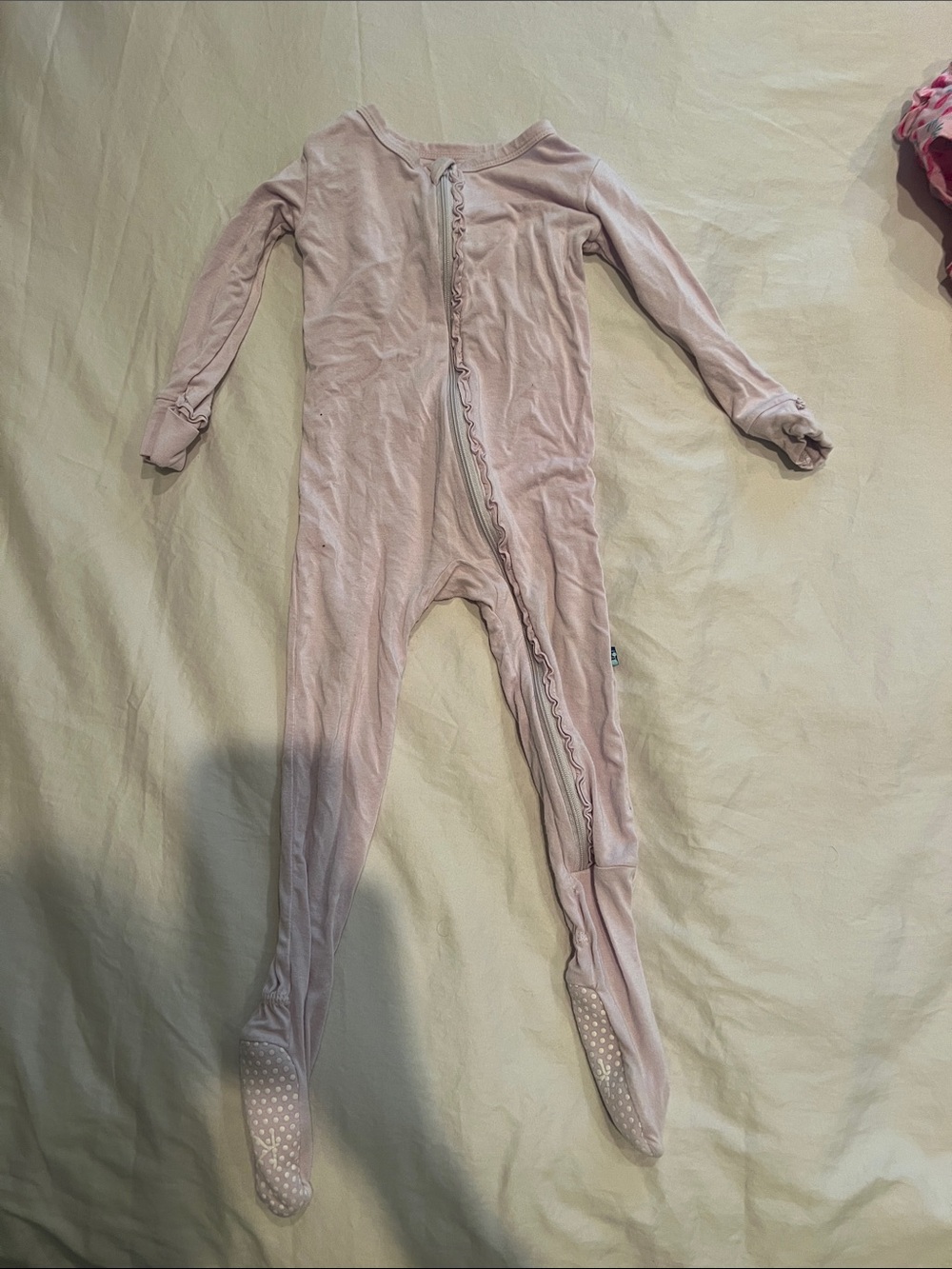 Kickee Pants Light Pink Footed pajamas 12 - 18 months